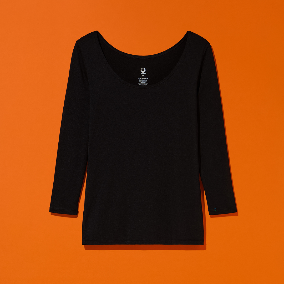 コンビニエンスウェア 発熱・保温インナー REHEAT ラウンドネック