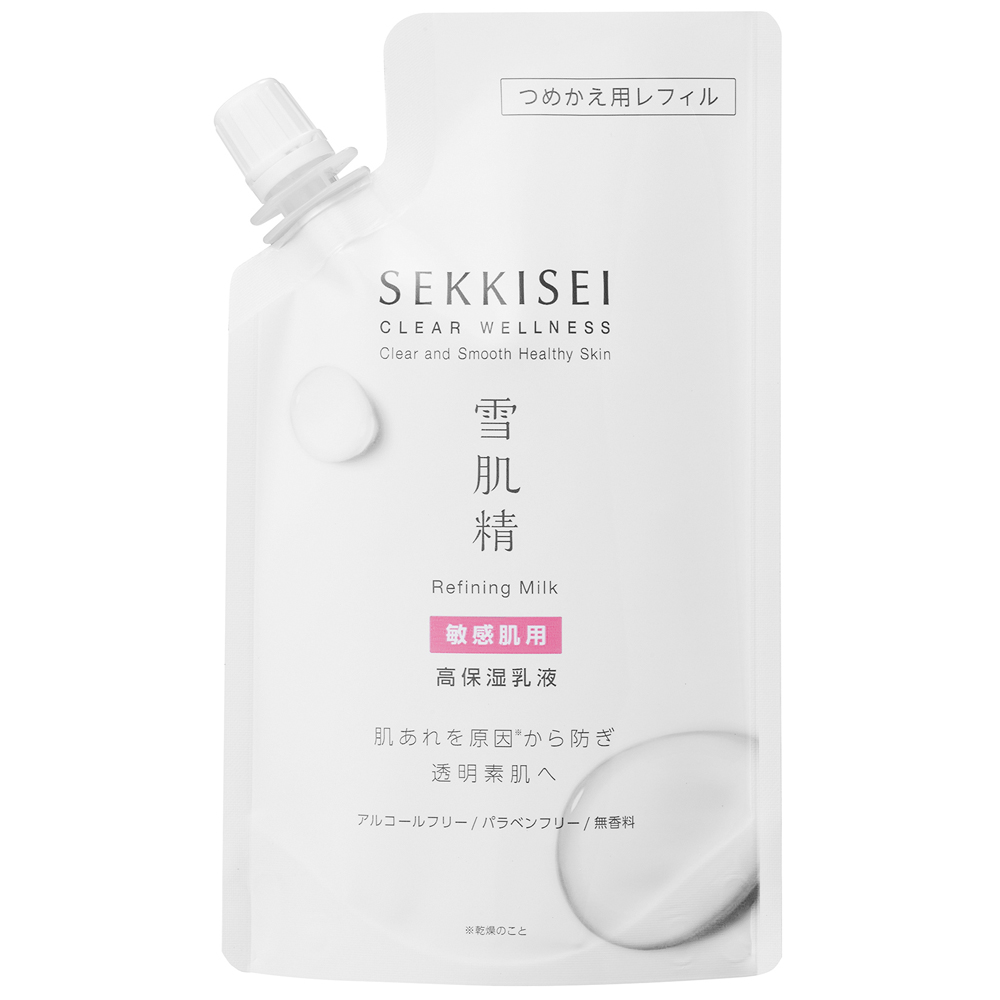雪肌精 クリアウェルネス リファイニング ミルク SS つめかえ用(120ml)