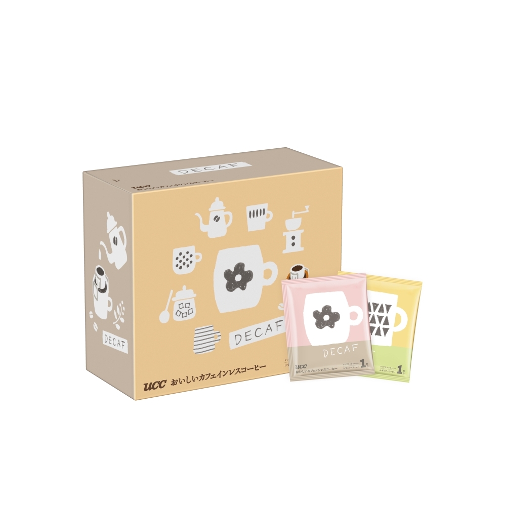 UCC上島珈琲　おいしいカフェインレスコーヒー　1箱（50袋入）