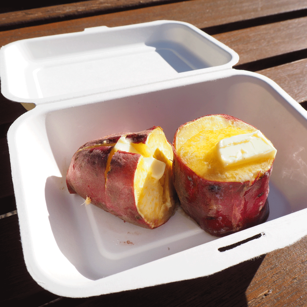 大阪産(もん)さつまいもの甘々デカボスチームスイートポテト​