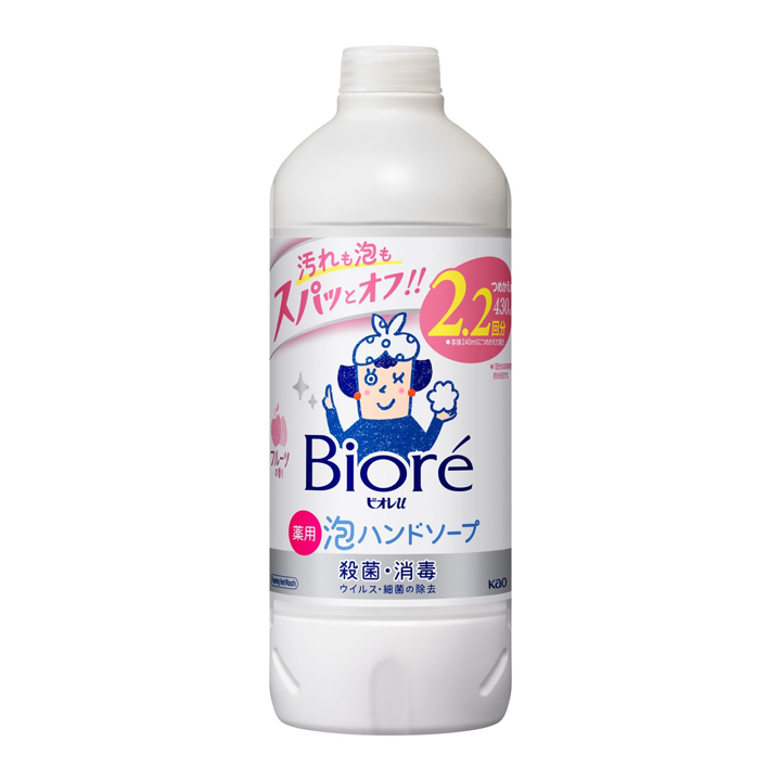 ビオレｕ　泡ハンドソープ　フルーツの香り　つめかえ用　４３０ｍｌ