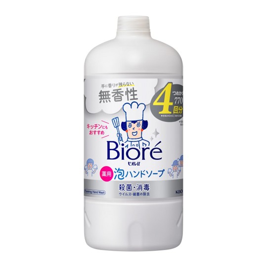 ビオレｕ　泡ハンドソープ　無香　つめかえ用　７７０ｍｌ