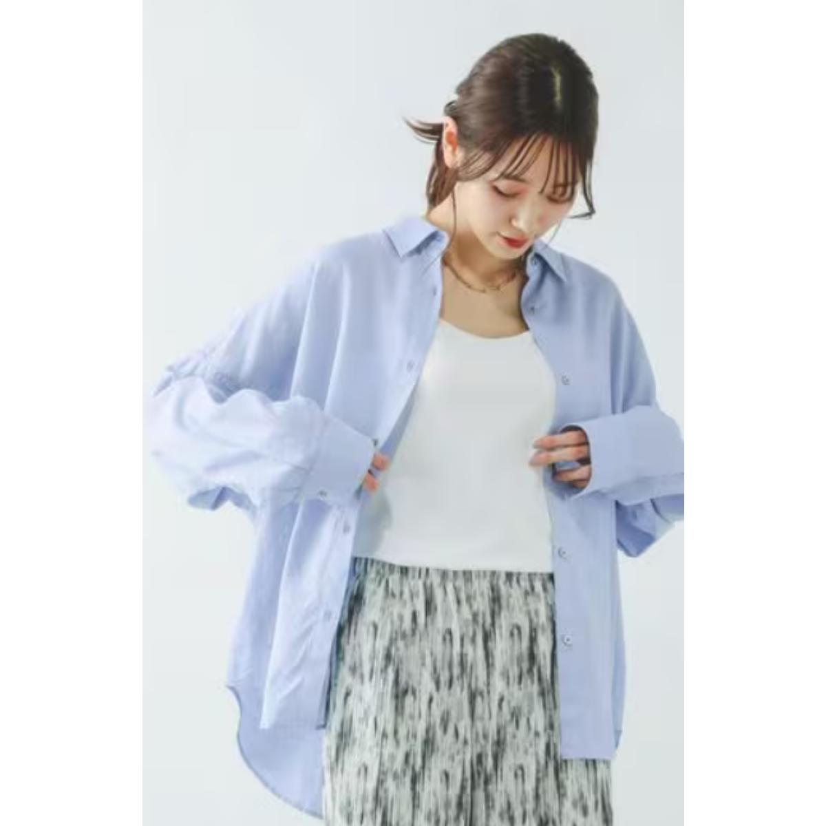 フレンチリネンシャツLS