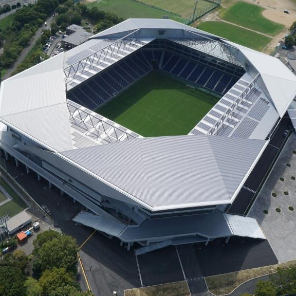 吹田スタジアムへの送電