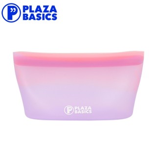PLAZA BASICS シリコンバッグ Sサイズ ピンクパープル