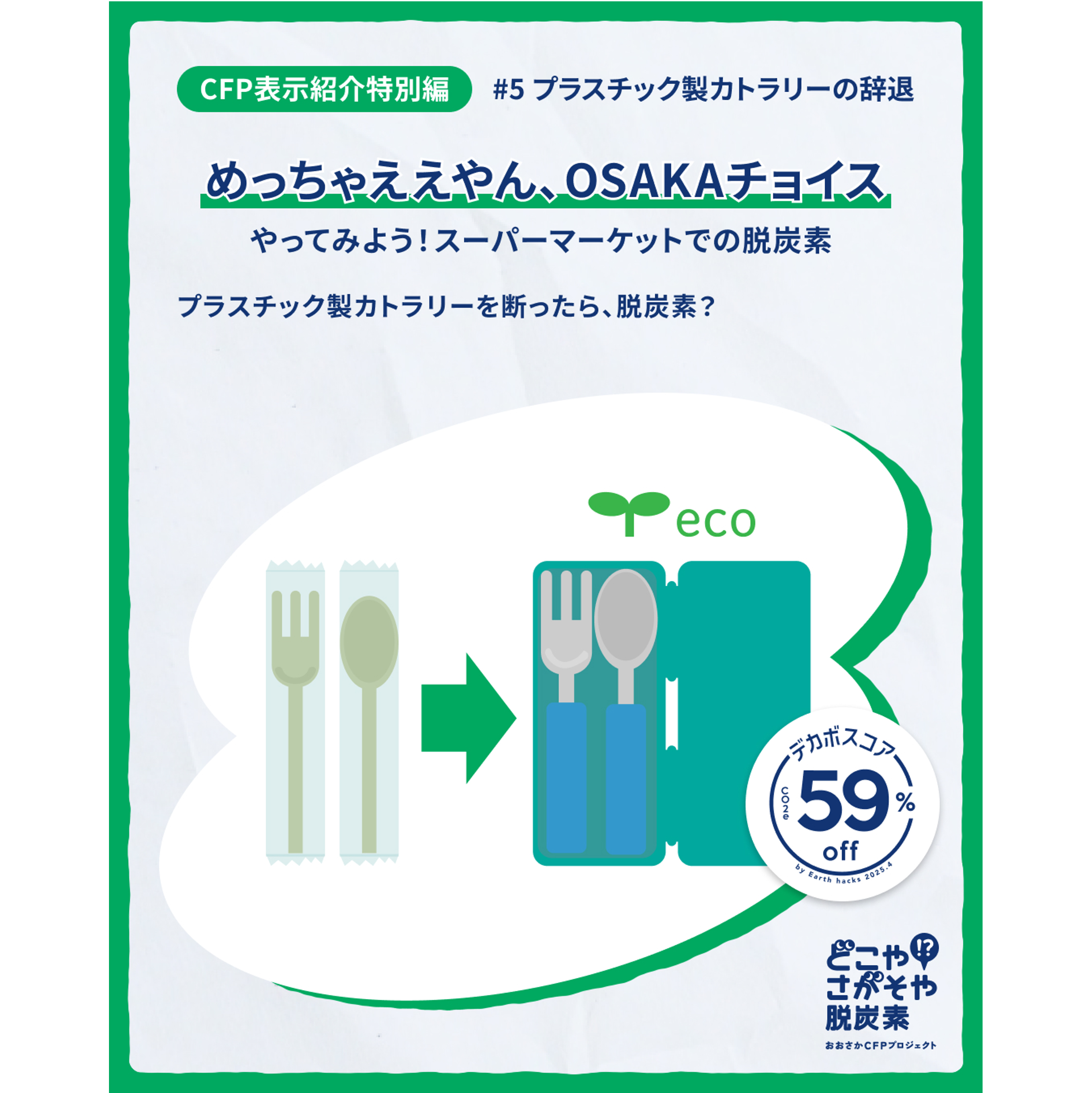 プラスチック製カトラリーを辞退する