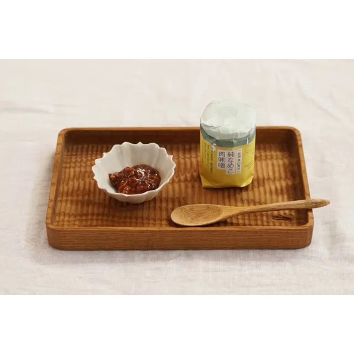 純なめこ 肉味噌