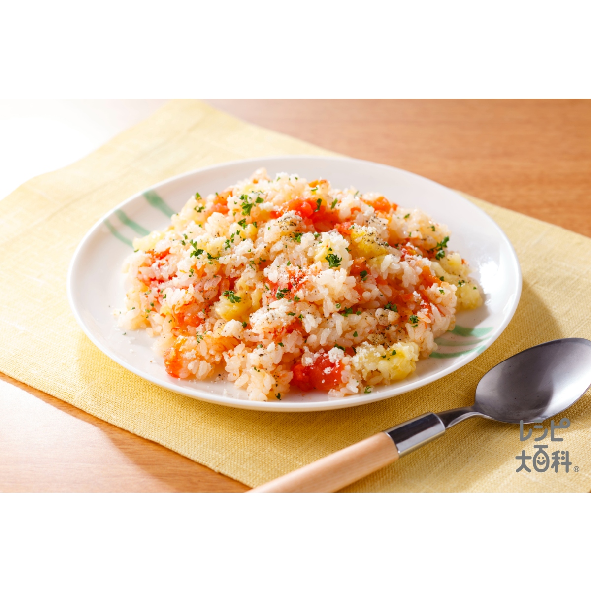 丸ごとトマトの炊き込みピラフ