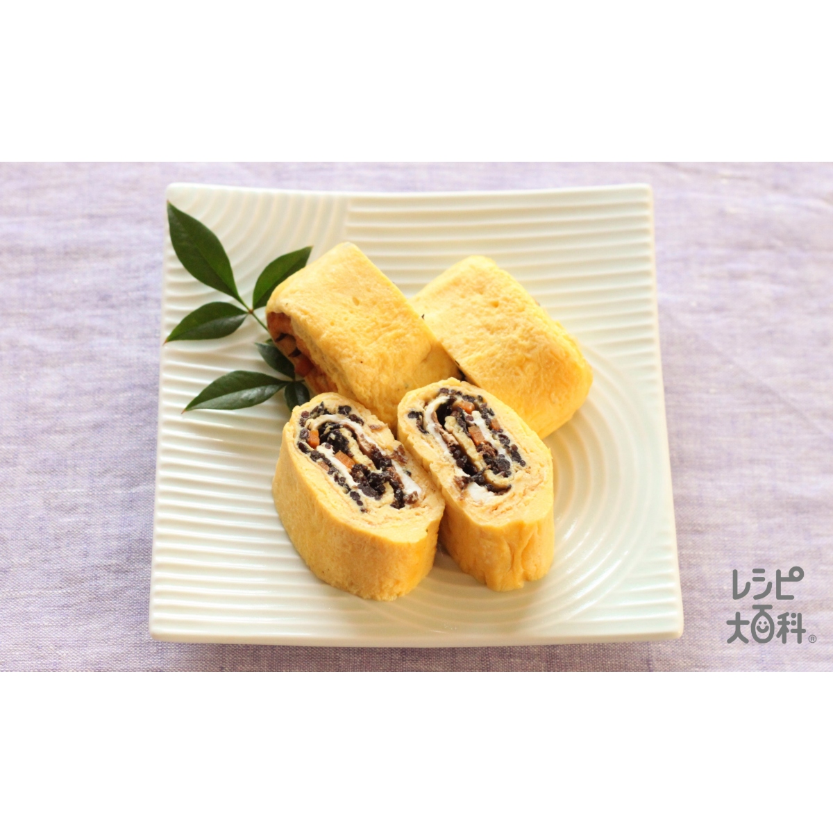 ひじき煮入り厚焼き卵